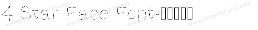 4 Star Face Font字体转换
